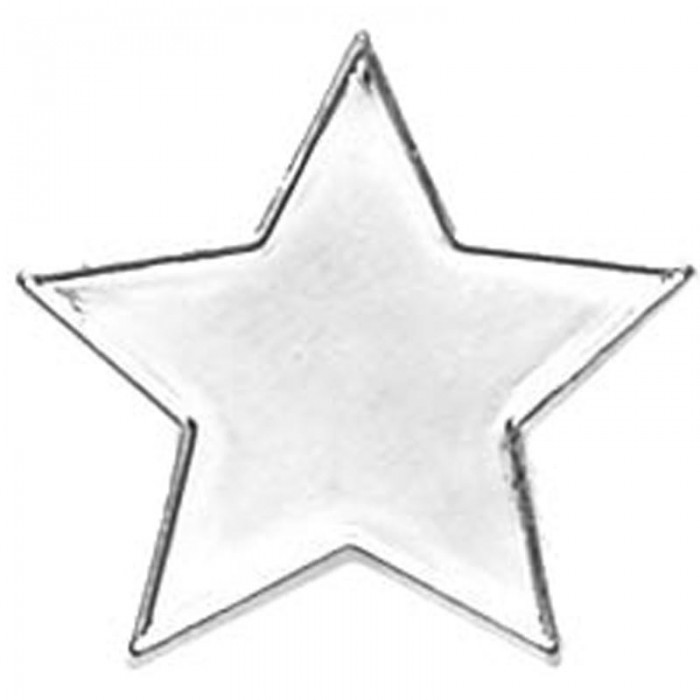 FLAT STAR BADGE - GOLD, SILVER, BRONZE - 16MM